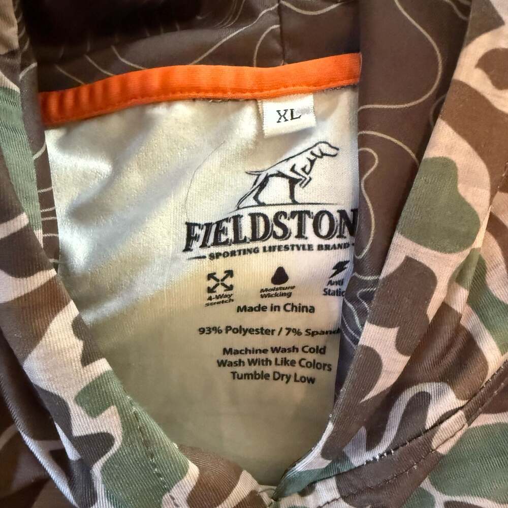 Fieldstone Sporting Lifestyle Brand Camo Performance Hoodie XL - Picture 5 of 5